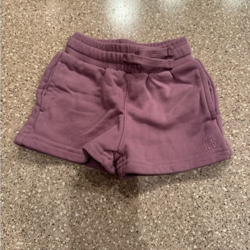 Little Bipsy Mauve Cotton Shorts